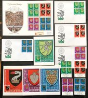1979 -Pro Juventute Wappen Div.FDC Grossbrief 4er ET