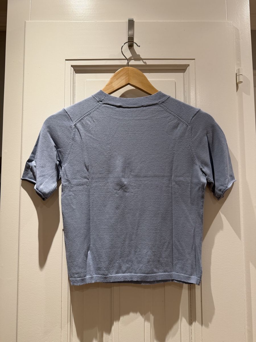 Zara Top: Zara pale blue knit top, size S – Usato da Genève venduto da jud_xrl8 1