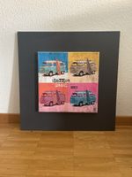 Tableau Artwork Pop Art VW Bus Surfboard Square 4 Panels