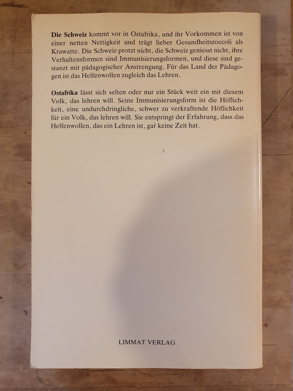 Libri: Knowhow an Kilimandscharo Isolde Schaad Limmat – Usato da Zürich venduto da loosebone 1