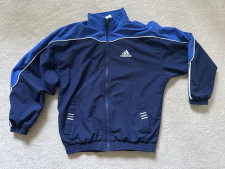 Vintage Adidas Trainingsjacke 80s/90s Blau Weiss | Track Jac