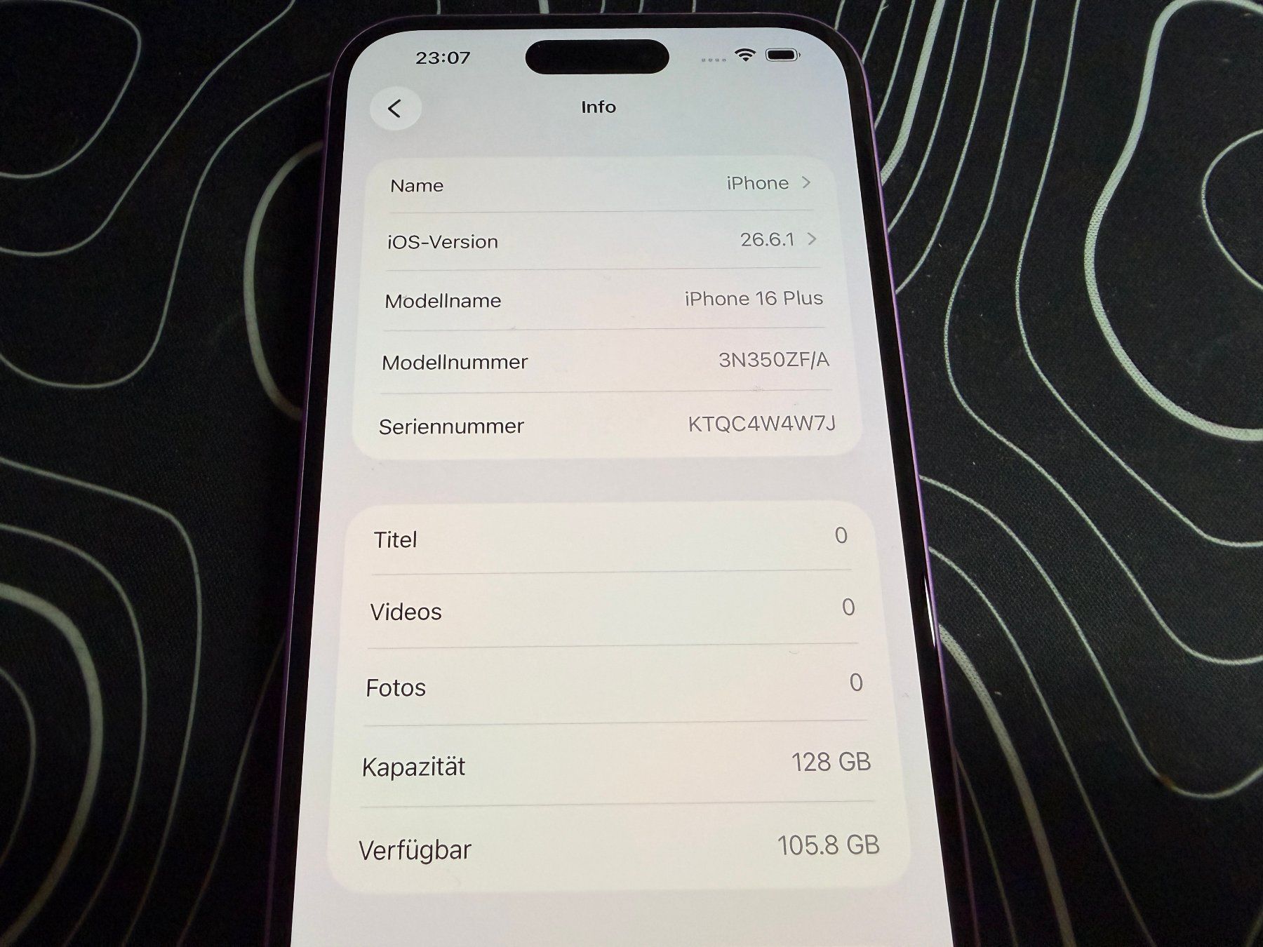 Apple Handys / Smartphones: Iphone 16 Plus 128Gb#67 – Gebraucht aus Au SG von bah_6f5w 5