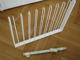 IKEA Pax KOMPLEMENT, Hosenaufhängung ausziehbar, weiß, 75x58