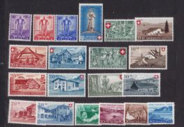 CH Briefmarken Lot "postfrisch" PP, PJ etc.