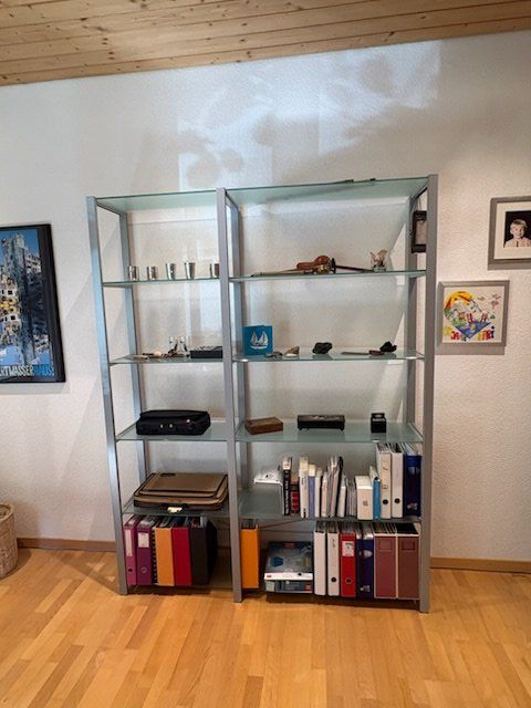 Scaffali: Regal Metall/Glas  200x156x35cm – Usato da Wallisellen venduto da Mf1000