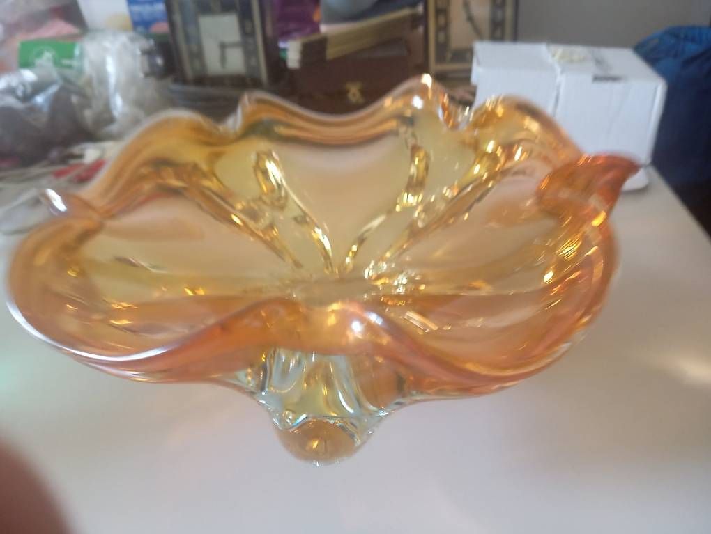 Murano Ciotole: Glasschale murano Gelb – Usato da Basel venduto da Petergunn 4