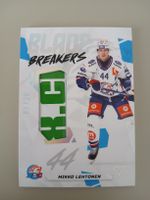 Eishockey Karte Mikko Lehtonen 08/20 Blade Breaker