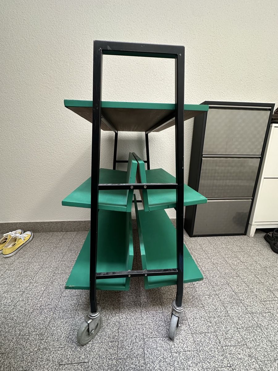 Scaffali: Rollregal, Metall, grün – Usato da Kriens venduto da SupiDupiDeal 1