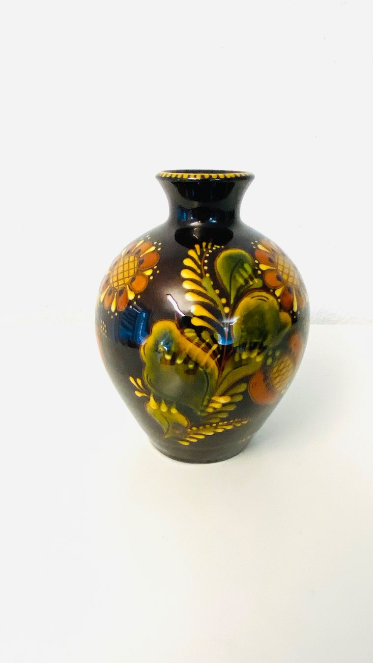 Vasi & Recipienti: Keramikvase Bauernmalerei STAEHLI – Usato da Zürich venduto da Arche_Brockenhaus 3