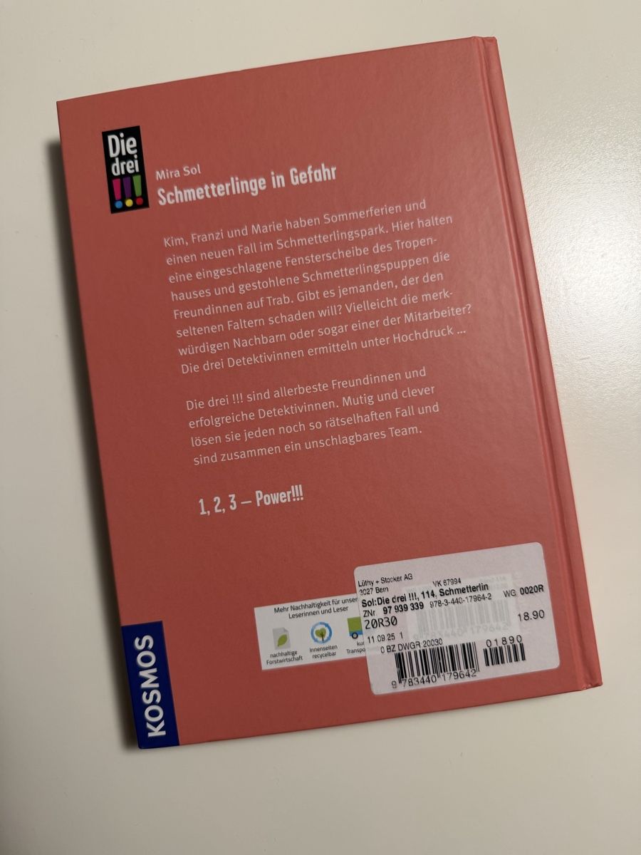 Libri: Die drei!!! Schmetterlinge in Gefahr – Nuovo (secondo la descrizione) da Solothurn venduto da Vintage87 1