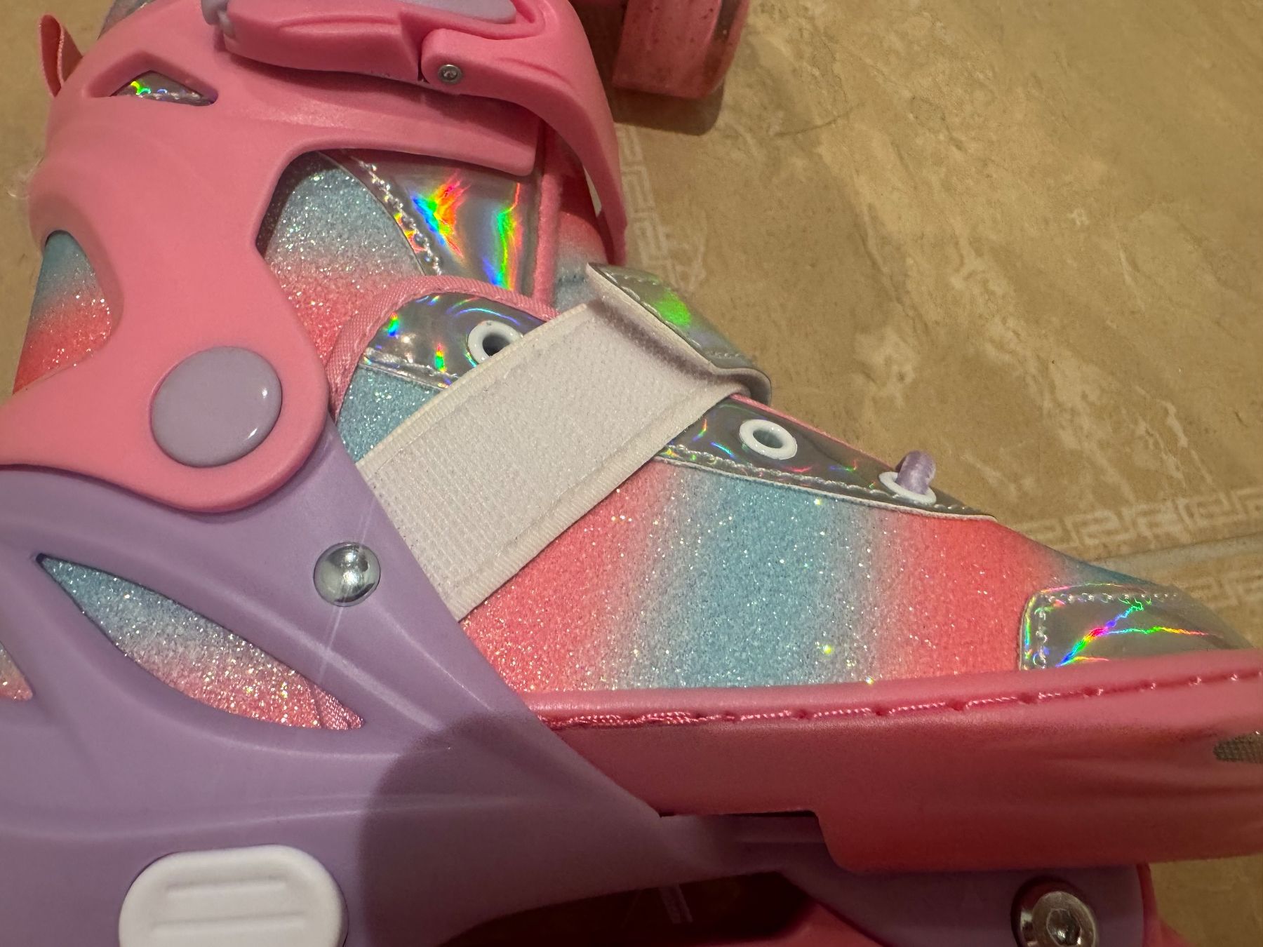 Pattini in linea & Pattini a rotelle: Glitter Glow NWT Rollschuhe, 31-34 – Nuovo (secondo la descrizione) da Klingnau venduto da Markus14 3