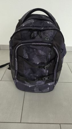 🎒 Satch Schulrucksack – Schwarz/Grau