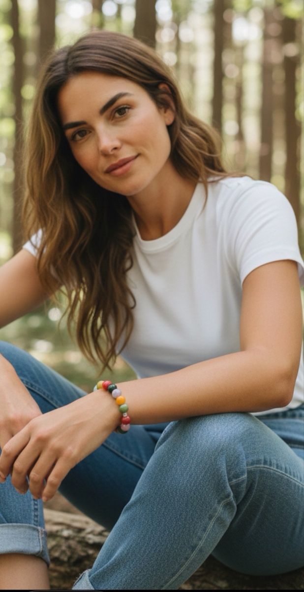 Bracciali & Braccialetti: Mookait Jasper Stretch Armband – Nuovo e nell'imballaggio originale da Kriens venduto da Hortensie6 5