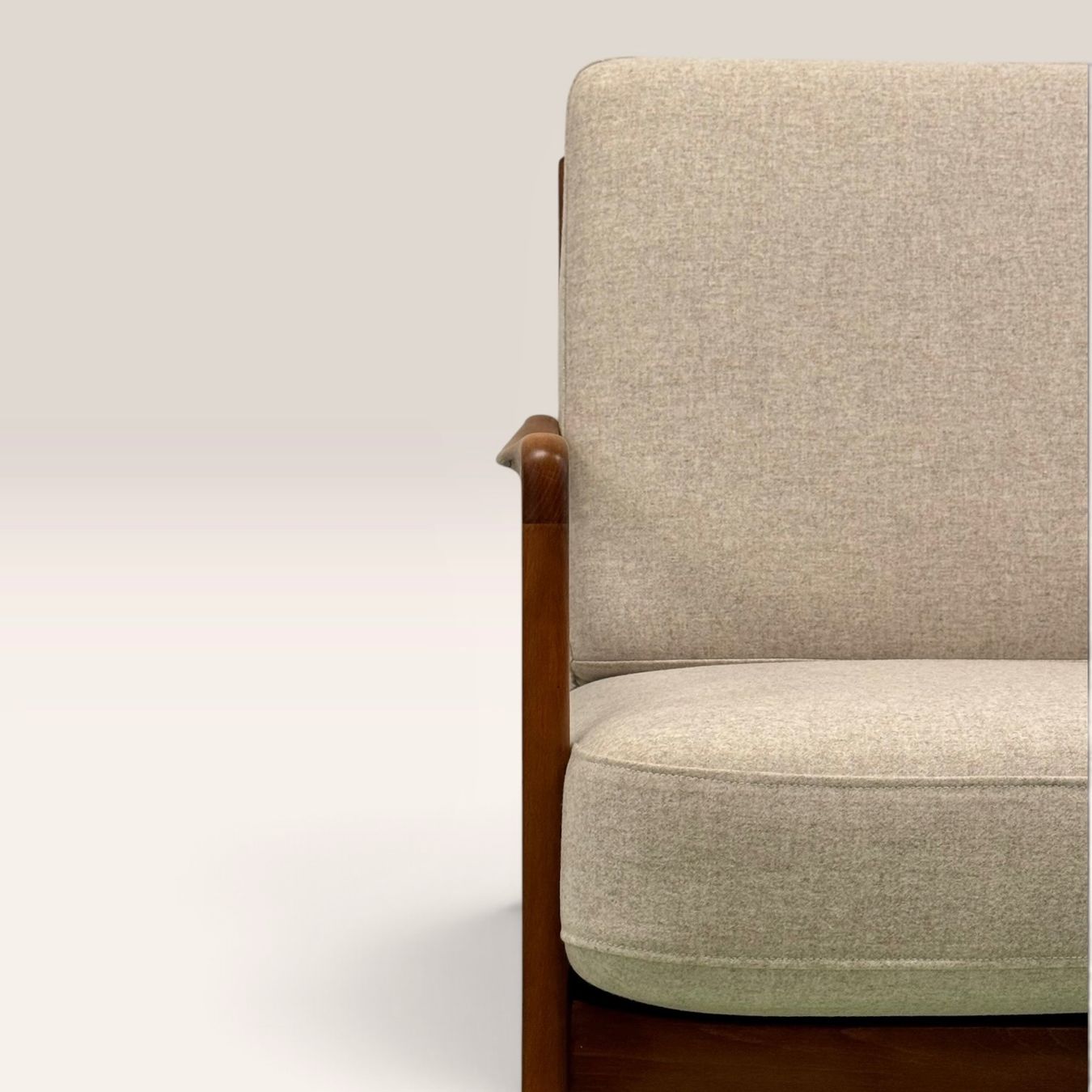 France & Søn Divani: Ole Wanscher 2er Sofa MidCentury Denmark 50er – Usato da Basel venduto da MidMod20C 2