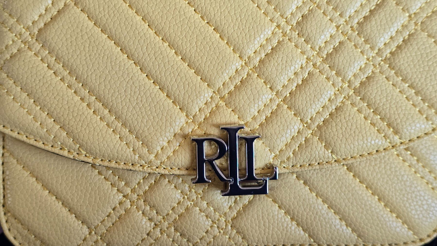 Ralph Lauren Borse da donna: Ralph Lauren Madison Handtasche gelb – Usato da Uster venduto da proshka74 1