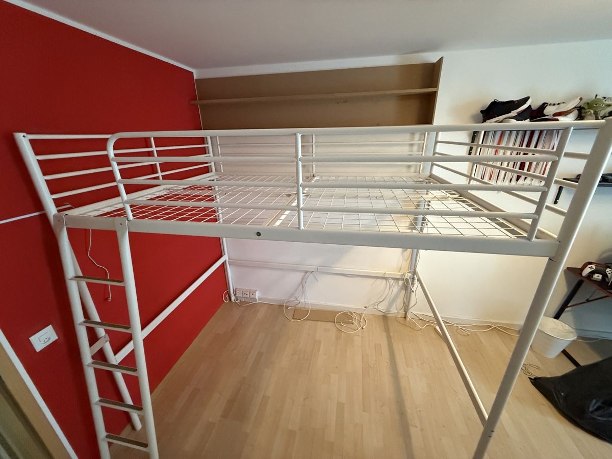 Betten: Metall-Hochbett von IKEA – Gebraucht aus Kaiseraugst von FlohmarktMassa 1