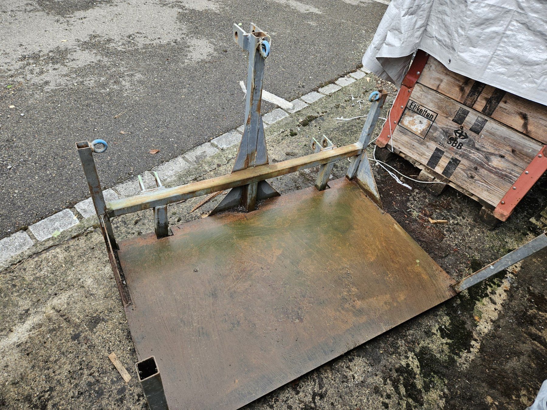 Altro per industria metallurgica: Heckbrücke zu Traktor – Usato da Felben-Wellhausen venduto da Scott0
