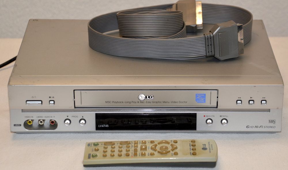Videorecorder / magnétoscope VHS LG LV4745
