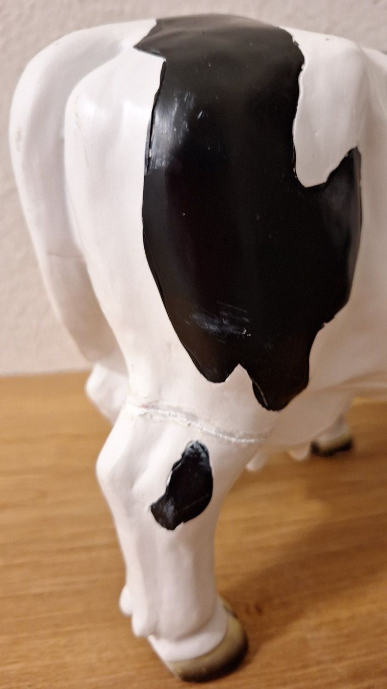 Statuette: Deko Kuh ,schwarz/weiss 35cm – Usato da Arlesheim venduto da shopradl 6