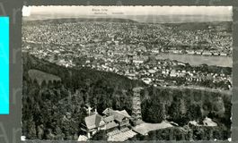 AK sw Zürich ZH Uetliberg, Uto- Kulm,Panorama ≈ 1945