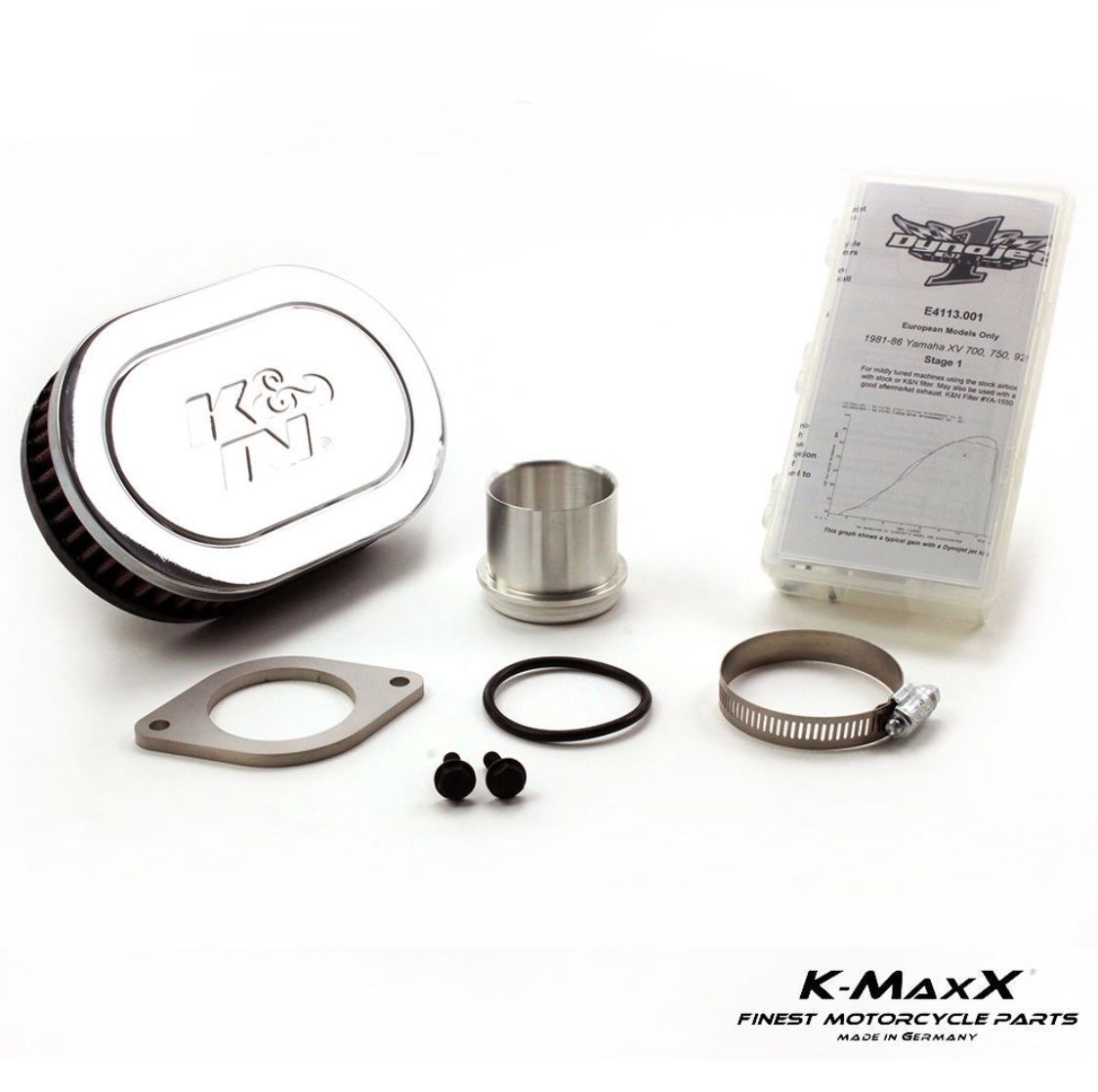 Yamaha Tutti i ricambio per moto: K&N Luftfilter-Kit Yamaha XV – Nuovo e nell'imballaggio originale da Niederlenz venduto da Sajole