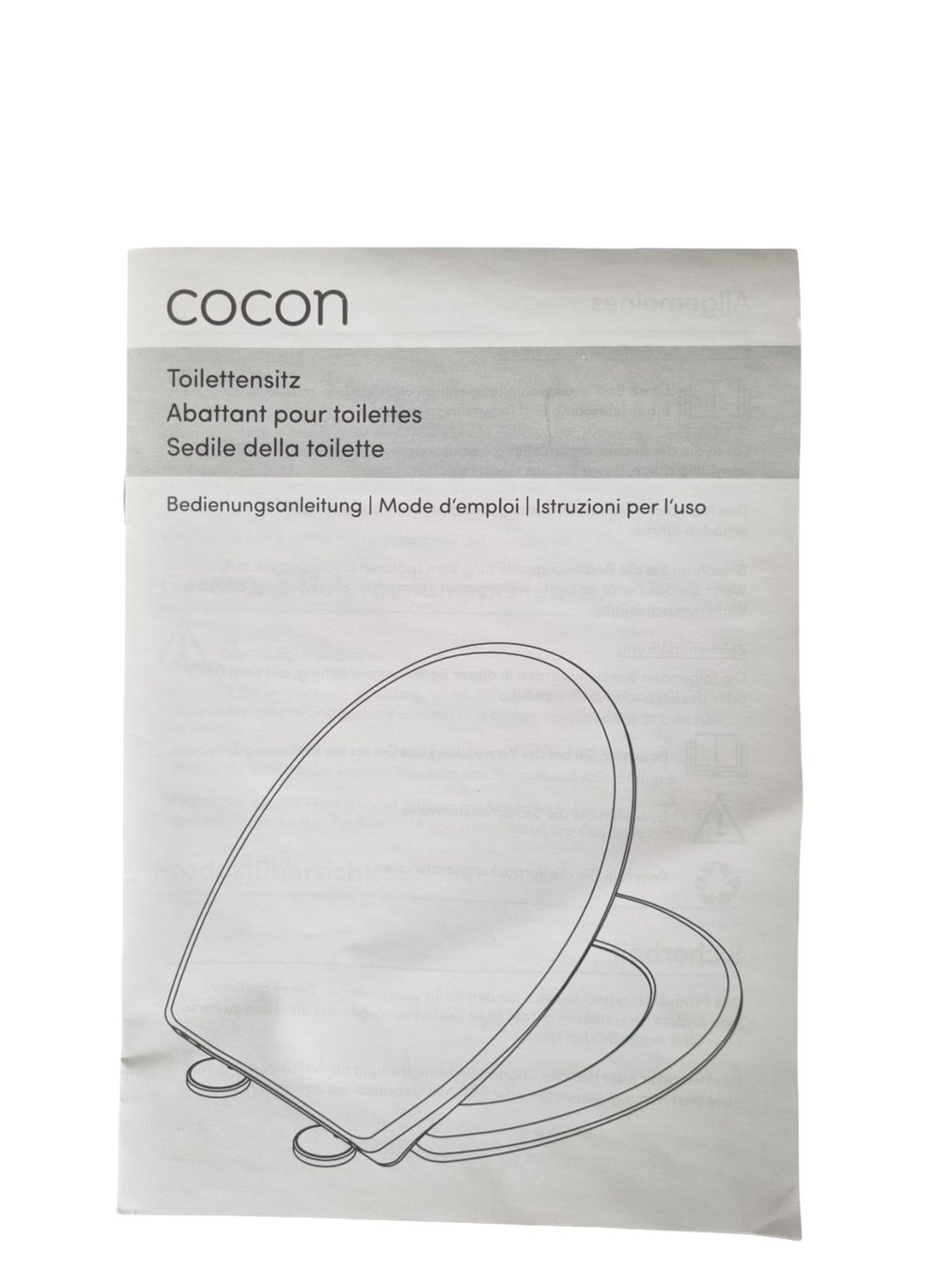 WC: COCON Toilettensitz mit Kindersitzeinlage – Neu (gemäss Beschreibung) aus Wangen b. Olten von Restwert_Wangen 5