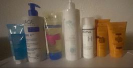 Pflegeprodukte Set 8 Stk. 1x Uriage, 1x Excipial, 1x Uriage,