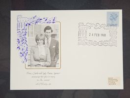 CL25 Enveloppe + Timbre England 1981