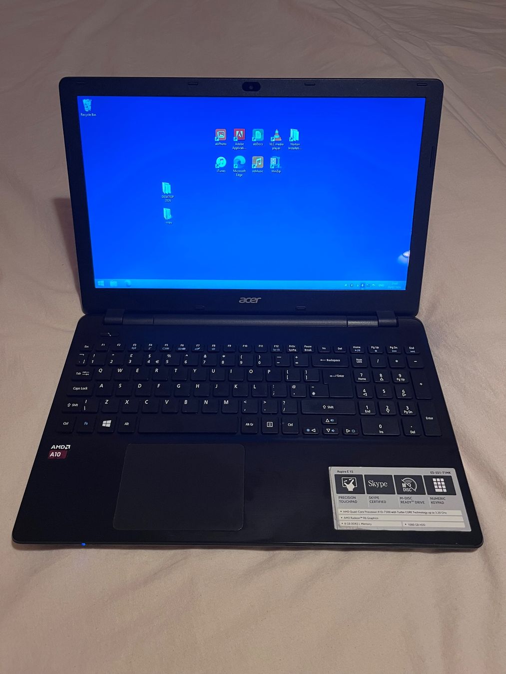 Acer Notebook: Acer Aspire E 15 Laptop E5-551-T1MK – Usato da Riehen venduto da lpe_fp52
