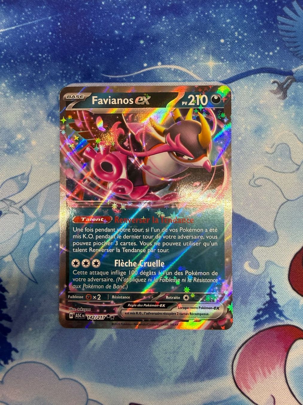 Pokémon Carte collezionabili: Favianos EX - ASC 142 FR – Nuovo (secondo la descrizione) da Courgenay venduto da ScamBoxOff