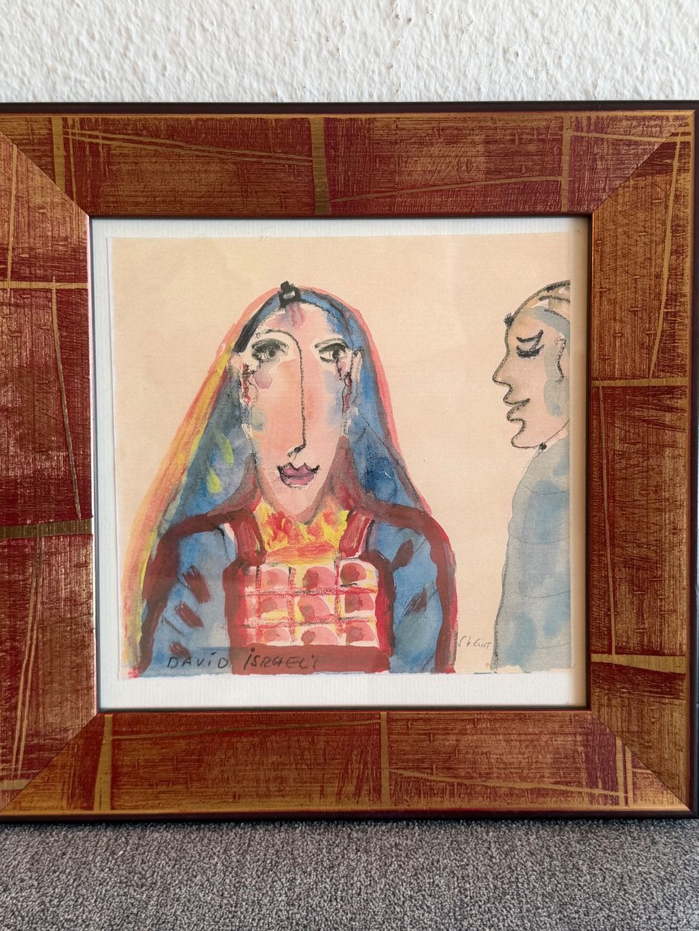 Gemälde: David Isreali Original Gemälde – Gebraucht aus Basel von PAUL_ART 1