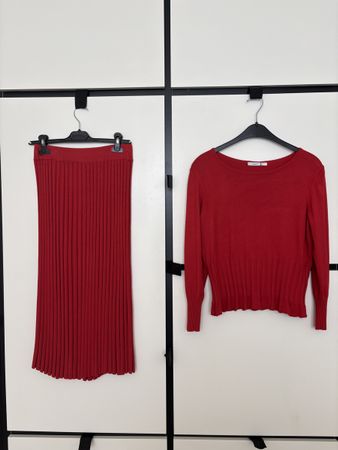 Zweiteiler – Rock & Shirt –  Gr. 36/38