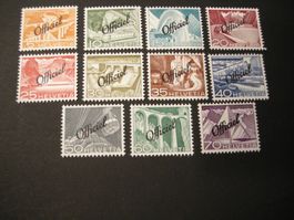 1950  BUNDESVERWALTUNG TECHNIK, 65-75, OFFICIEL, POSTFRISCH