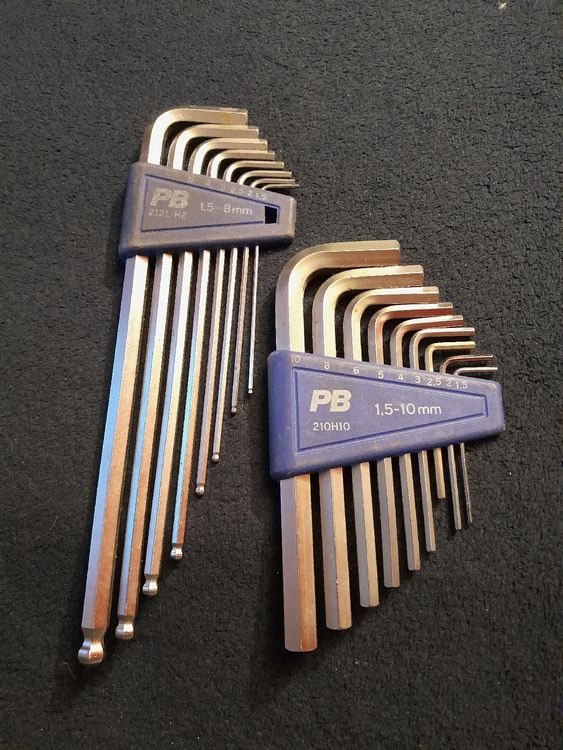 PB Swiss Tools Inbus-Satz 2stk.Profiwerkzeug Top Zustand! (Gebraucht ...