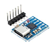 CP2102 USB-C zu TTL UART Adapter – 3,3 V / 5 V – USB Serial