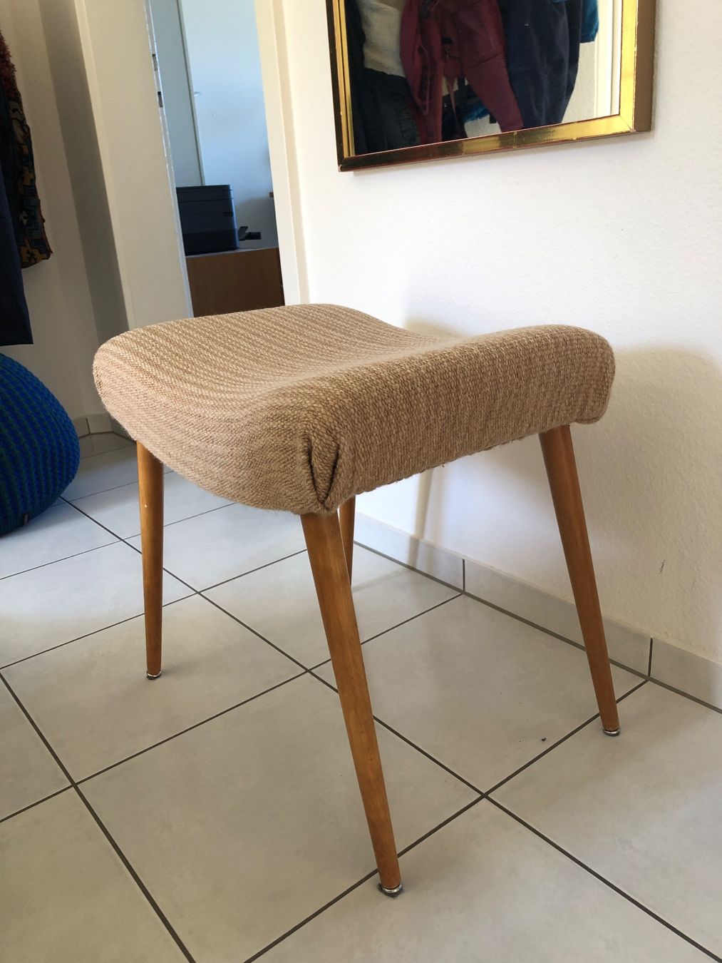 Tabourets: Hocker mit Stoffsitzfläche – D'occasion à Luzern par rotanj 1