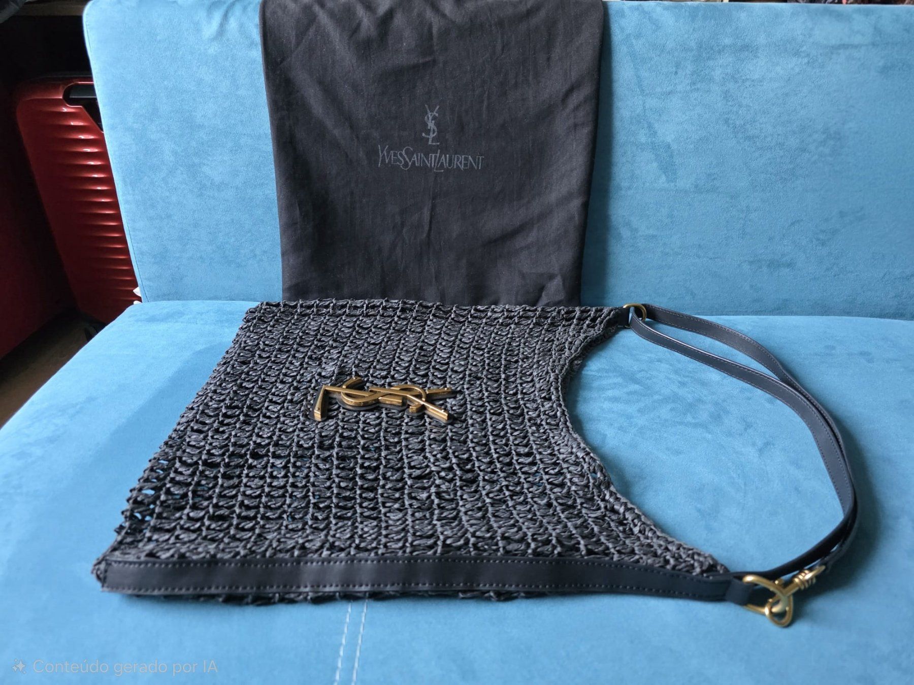 Saint Laurent Taschen für Damen: YSL Saint Laurent Schultertasche aus Stroh*** – Gebraucht aus Thal von man_52_al 2