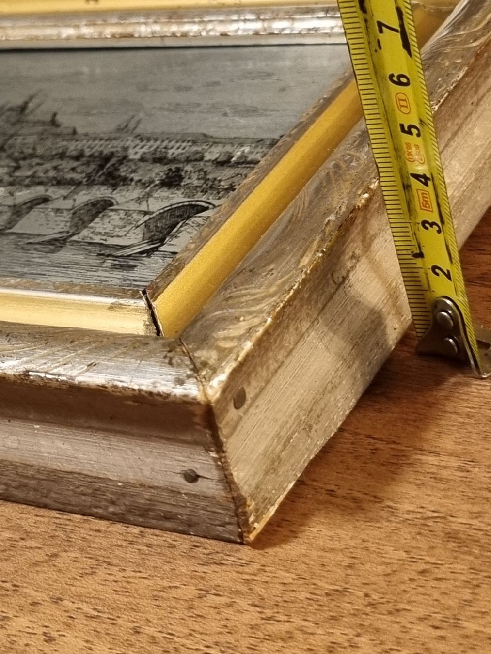 Foto & Immagini: Antikes Metallbild Prag im Goldrahmen – Usato da Scharnachtal venduto da devin03 1