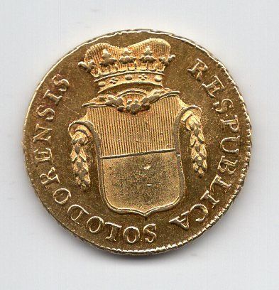 Tutti le monete: (1604) Solothurn, Doppelduplone 1797, top stgl – Usato da Rüthi (Rheintal) venduto da erdnuessli1
