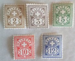 4022C) 50-84, Ziffermarken postfrisch Kt. 110.-