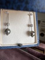 MIKIMOTO Earrings | Black South Sea Diamond