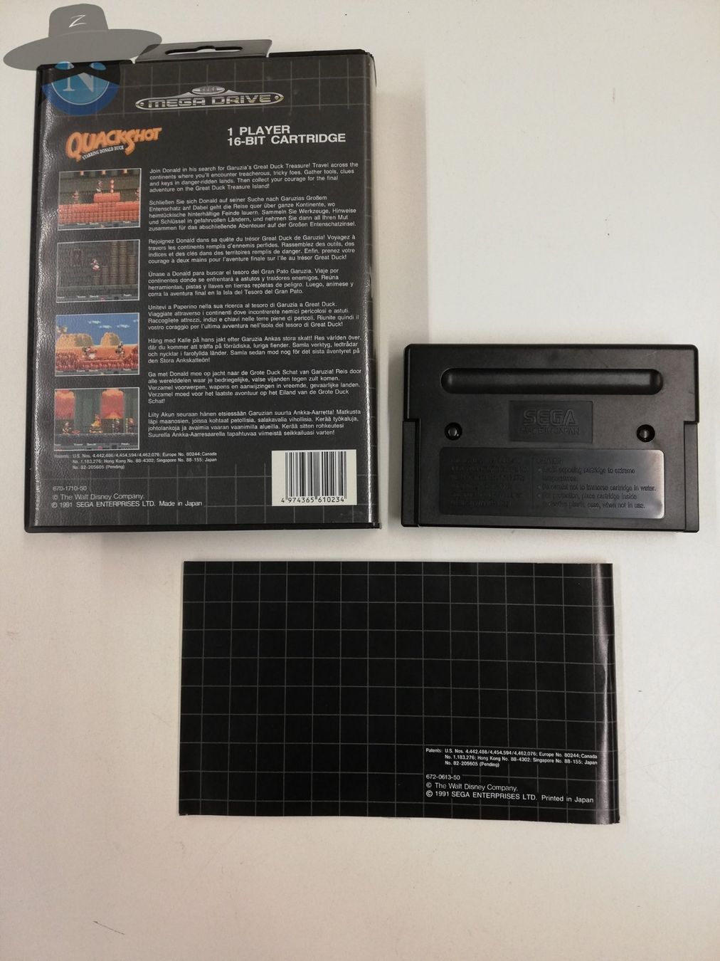 Sega Giochi: Quackshot / Sega Mega Drive – Usato da St. Gallen venduto da zorro_dc 1