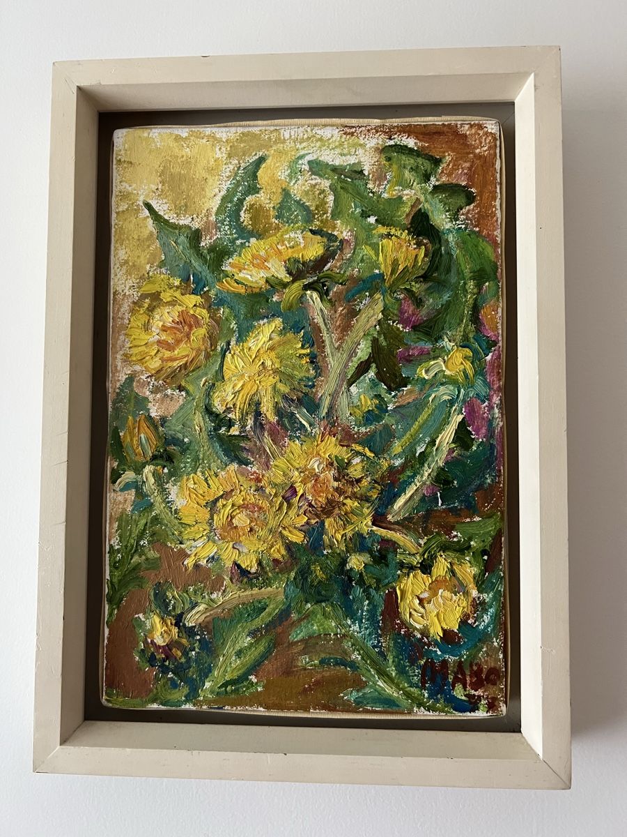 Tableaux: Max Bosshard SonnenBlumen Gemälde – D'occasion à Hombrechtikon par vespa1954