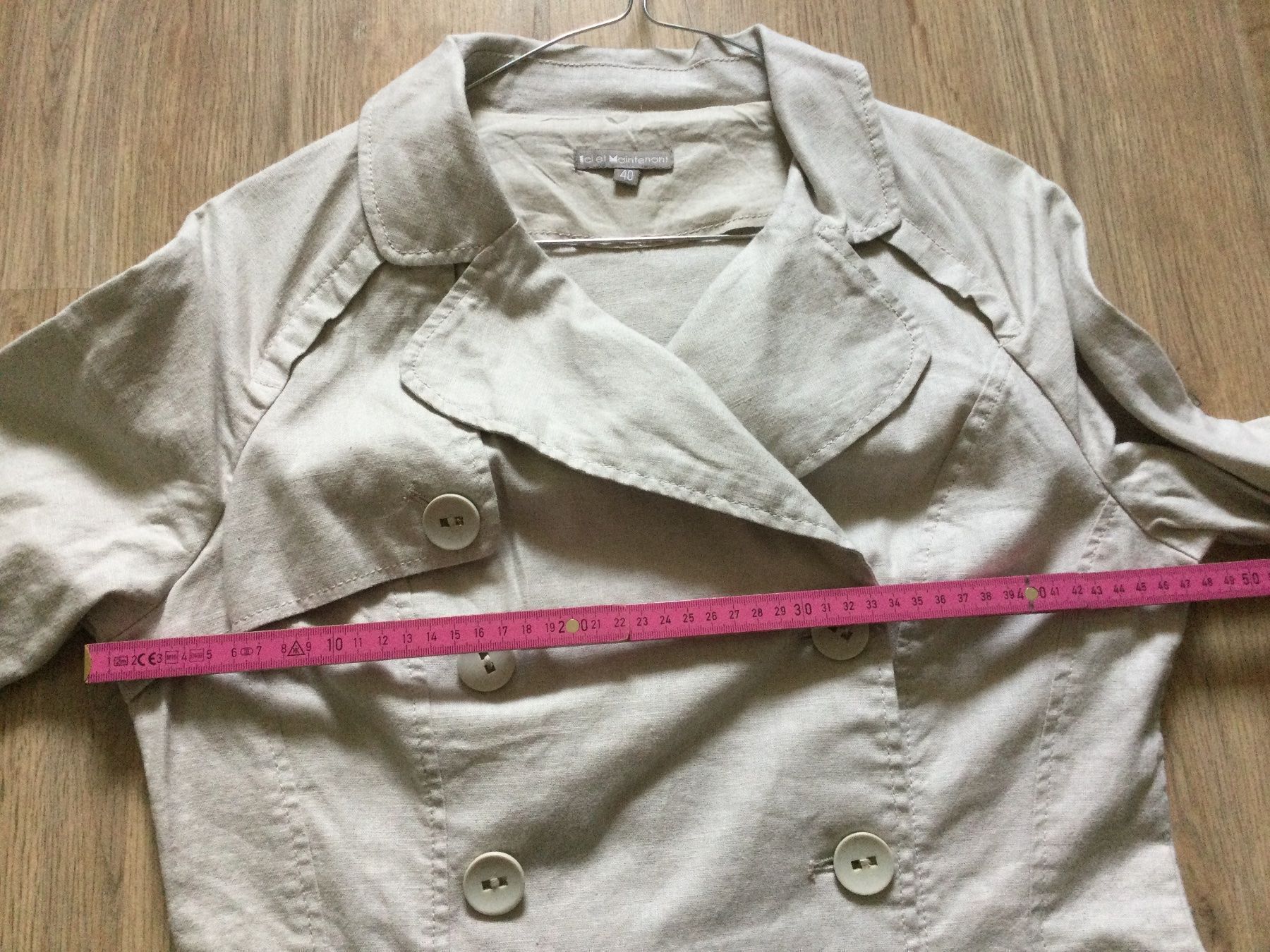 Giacche: Veste beige clair 55% lin NEUF – Nuovo e nell'imballaggio originale da Agiez venduto da chouchanelle 8