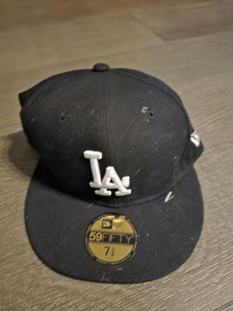 New Era Cap LA Dodgers schwarz Grösse 7 3/8 gebraucht
