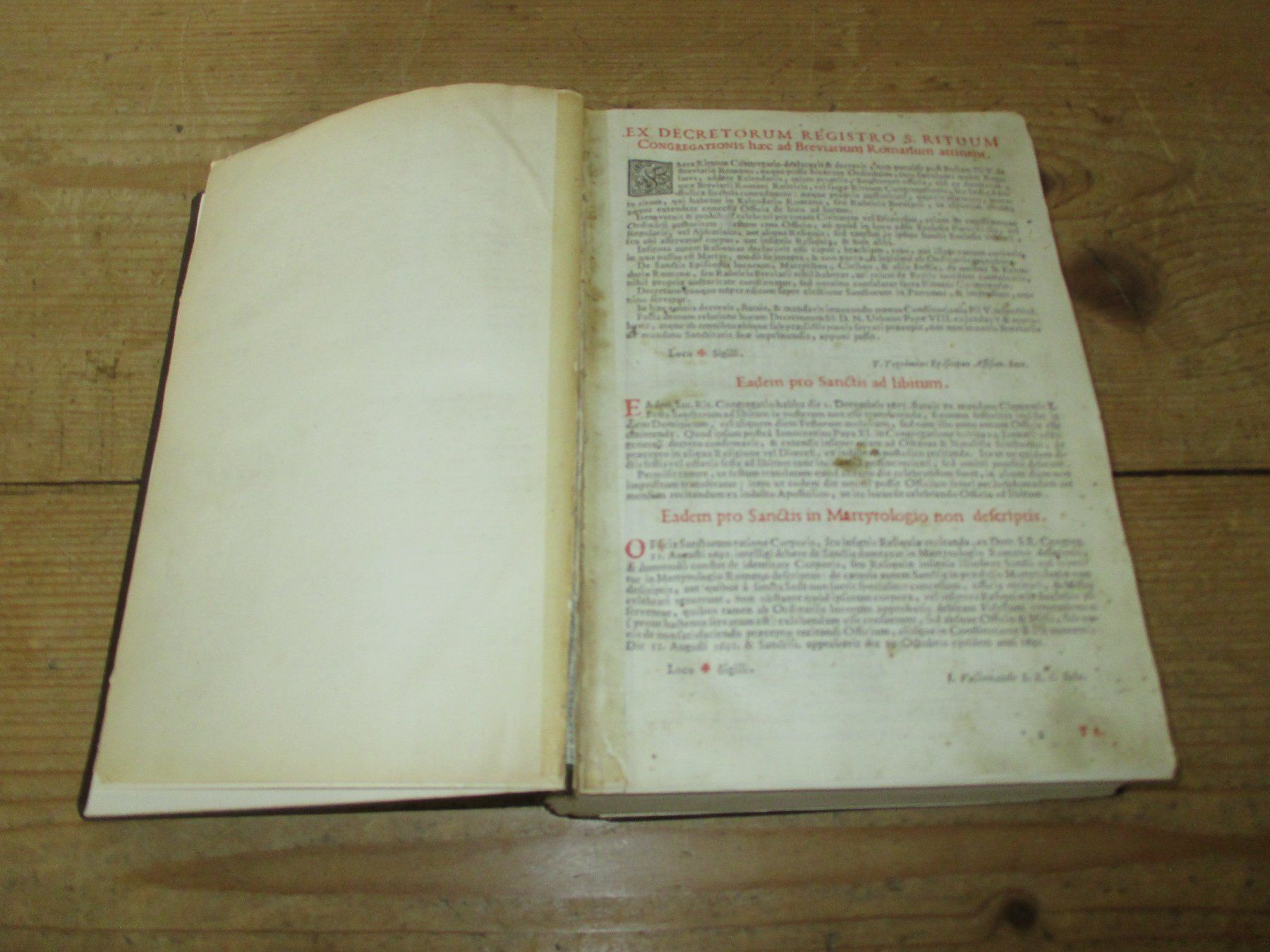 Libri: Brevarium Romanum von 1691 – Usato da Flims - Dorf venduto da Stagediver