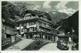 Spiringen UR  Rest. St. Anton Postauto Saurer ? Berna? 1940