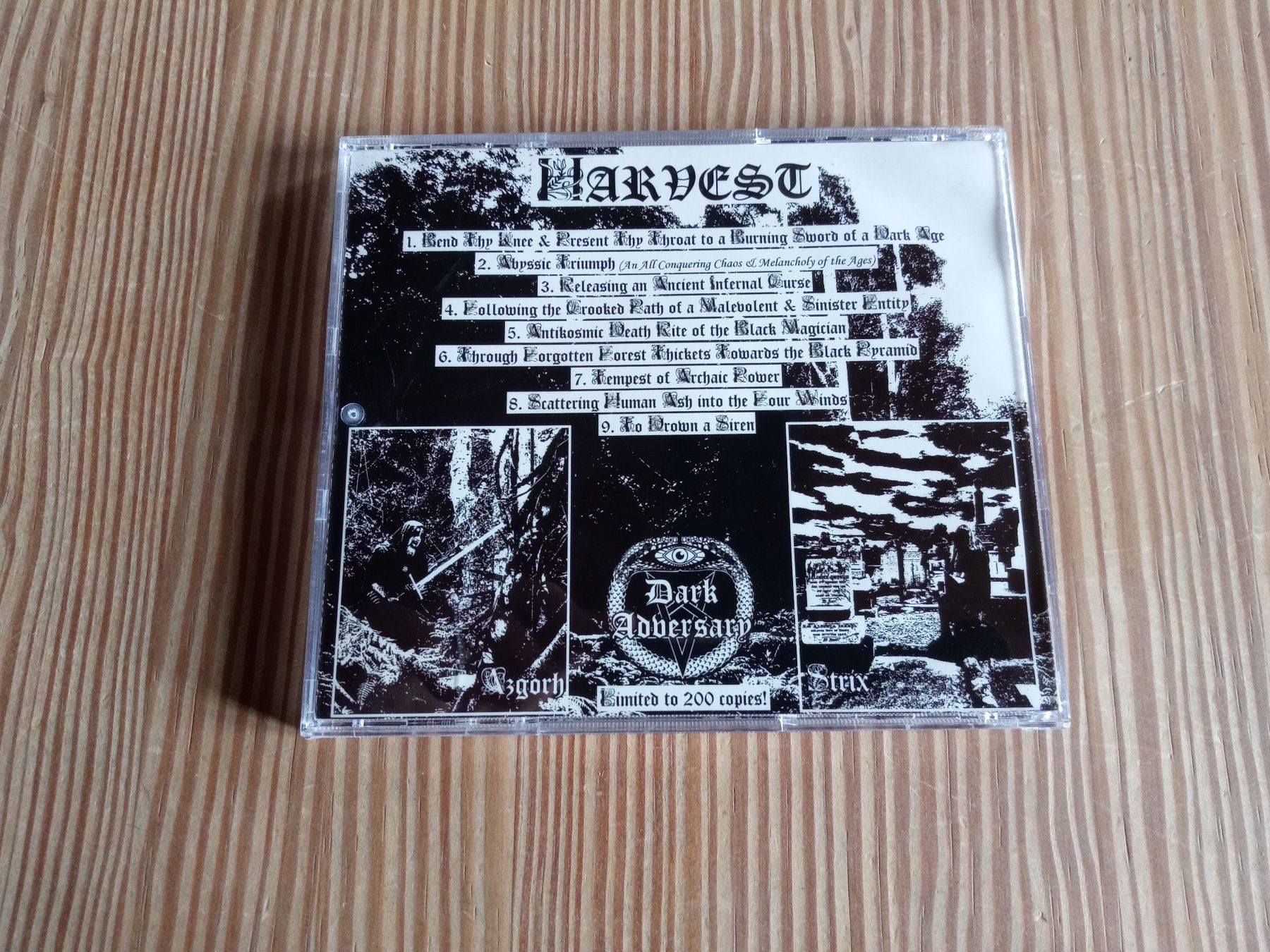 CD: Harvest-Bend Thy Knee & Present Thy Throat To A .... CD – Nuovo (secondo la descrizione) da Brienz BE venduto da INTERNALFIRE 1
