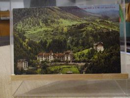 Kurhaus Passugg Schulhaus Postkarte   1