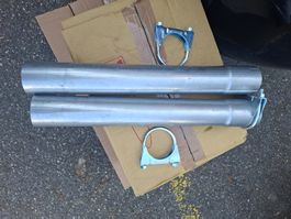 Auspuffrohr verlängerung 60mm 2x